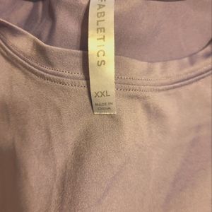 Fabletics mauve shirt